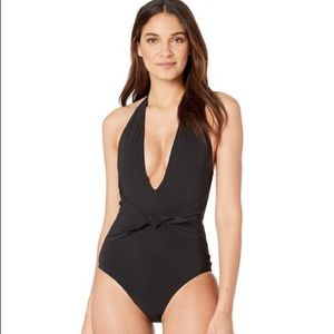 SALE Tory Burch Black Tie One Piece Swimsuit